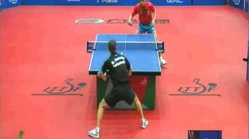 Zhang Jike vs Bastian Steger Hungarian Pro Tour Table Tennis - Game 1