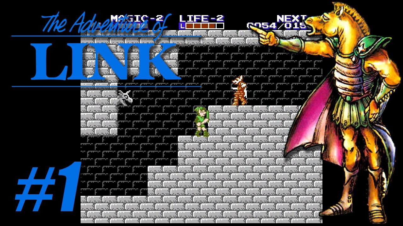 Zelda II: The Adventure of Link Walkthrough Part 1 - Parapa Palace