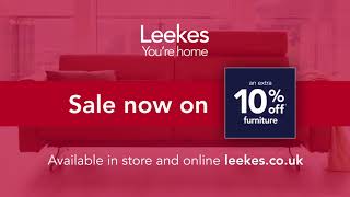 Leekes Sale plus 10 off furniture 20 seconds