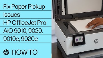 Fix Paper Pickup Issues | HP OfficeJet Pro AiO 9010, 9020, 9010e, 9020e Printers | HP Support