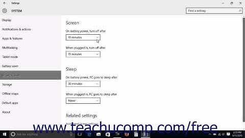 Windows 10 Tutorial Power and Sleep Settings in Windows 10 Microsoft Training
