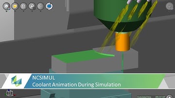 Coolant Animation During Simulation in NCSIMUL | Tutorial