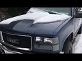 Cold Starting a 1994 GMC k2500 Detroit 6.5 Turbo Diesel