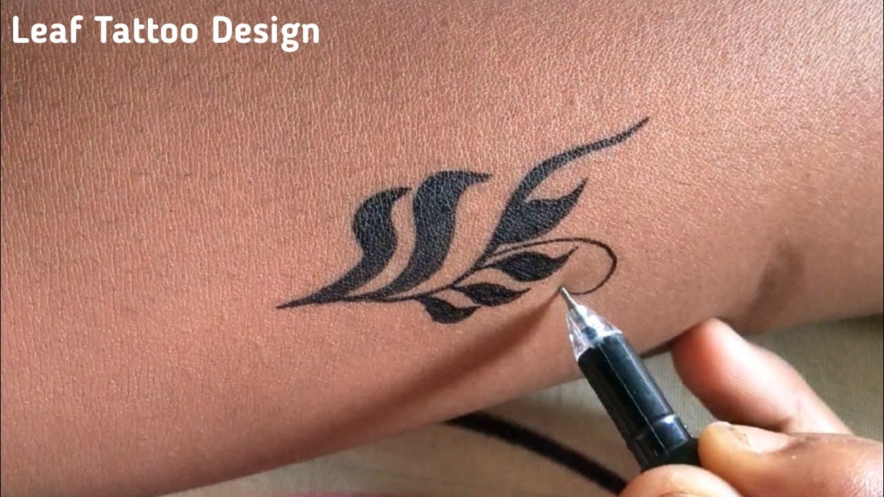simple leaf tattooTikTok Search