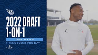 DB Theo Jackson 1-on-1 with Amie Wells | 2022 Draft