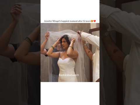 12 Years Later... Jennifer Winget's New Beginning 🥹💍❤️ #bollywood #jenniferwinget #new #life #shorts
