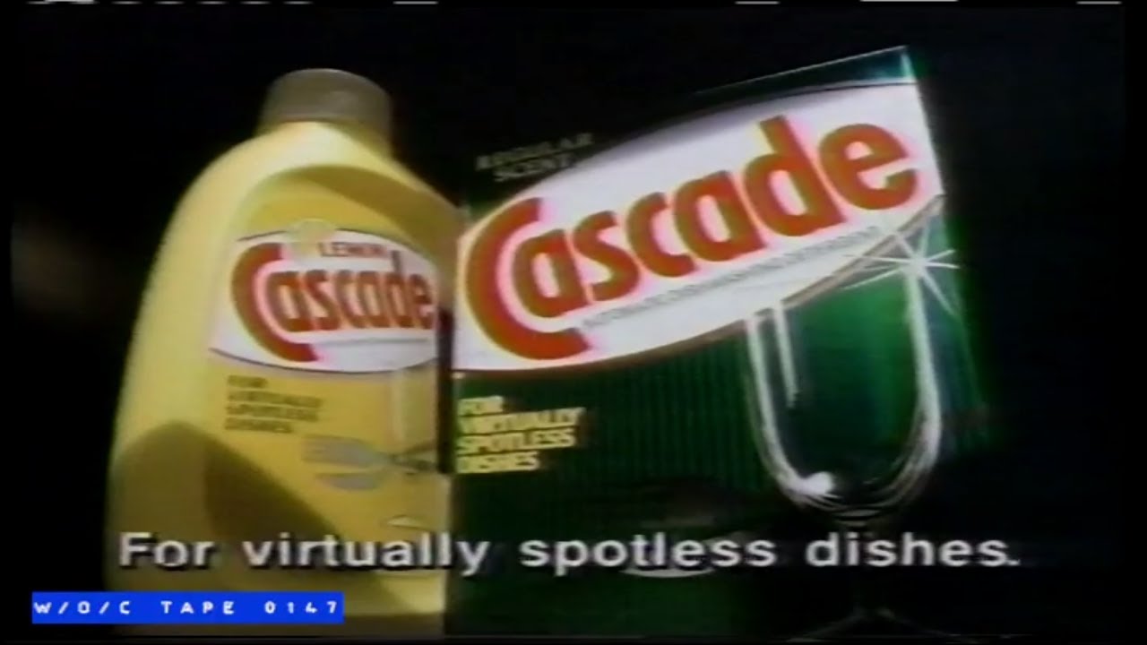 Cascade Dish Detergent Commercial 1986 YouTube