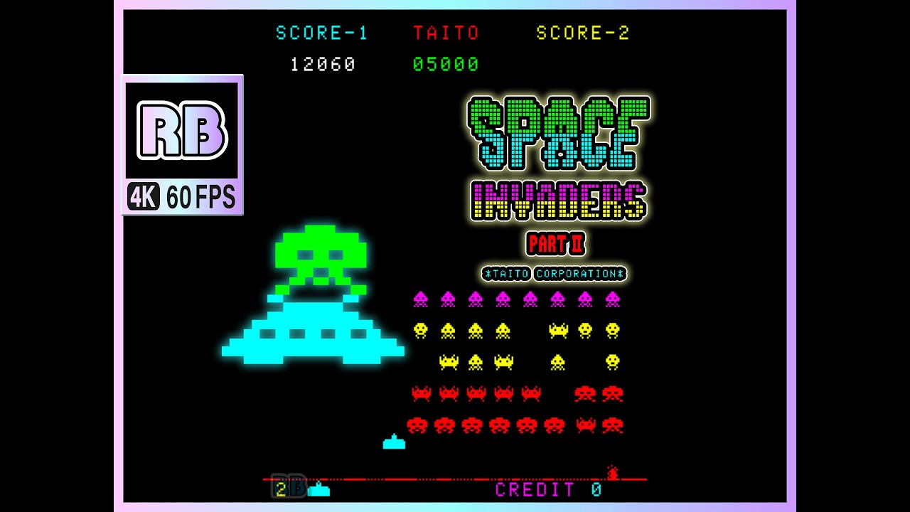 1979 [RBM 4K 60fps] スペースインベーダー パートII / Space Invaders