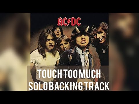 AC DC - Touch Too Much Solo Backing Track - YouTube