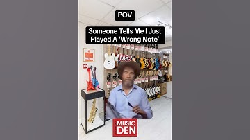 Musicians Know: There Are No Wrong Notes 🤘🎵 #guitarmemes