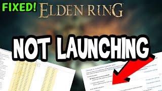 how to fix elden ring not launching (100%fix)