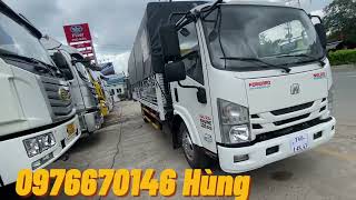 Thanh lý gấp xe isuzu 3t5 thùng 6m2 ngang thùng 2m ngân hàng hỗ trợ 75% xe sẵn giao ngay