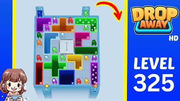 Drop Away Level 325 Solution Walkthrough
