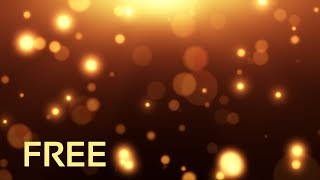 Bokeh Particles - Free Looped Background Animation