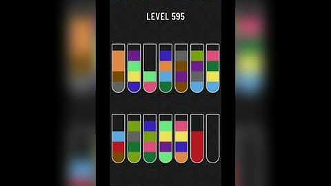 Water sort puzzle level 595