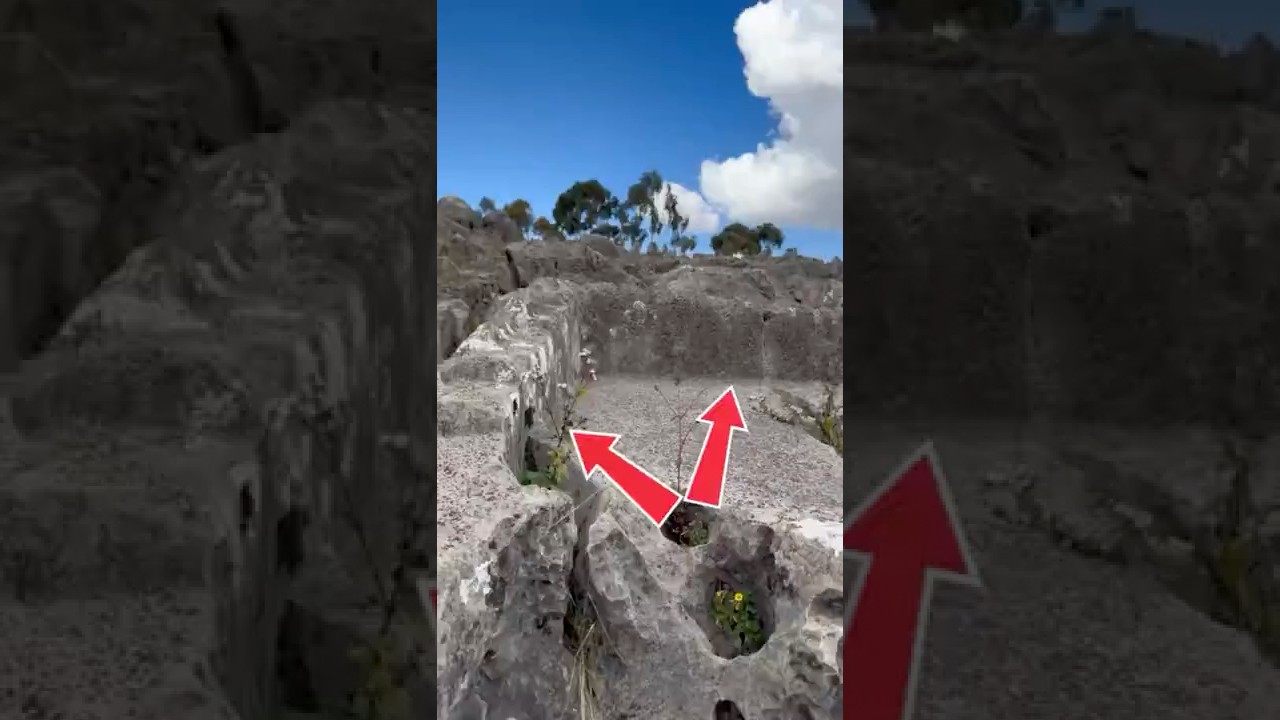 Какая сила уничтожила этот камень? 