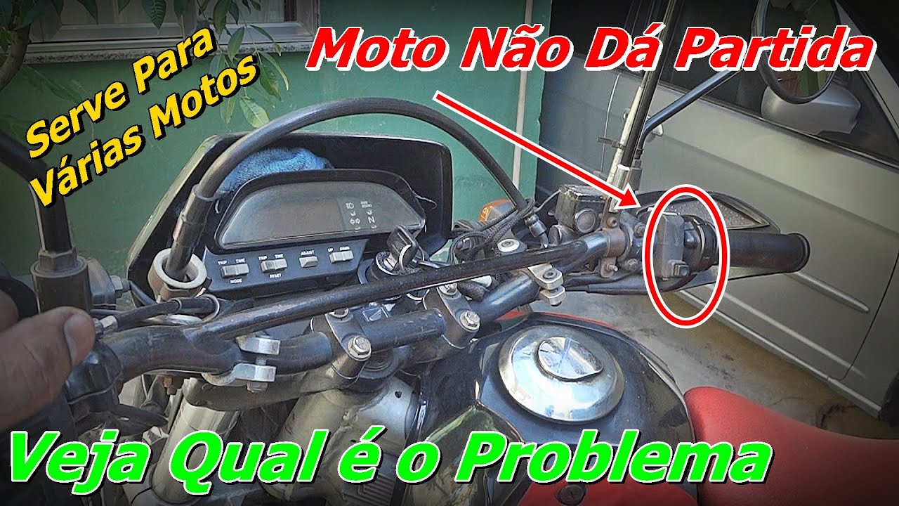 Moto Não Dá Partida - XR 250 Tornado Não Quer Ligar - Twister Não Liga - ESCOVAS MOTOR DE ARRANQUE