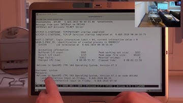 VAXstation 4000-60 OpenVMS boot through to shutdown