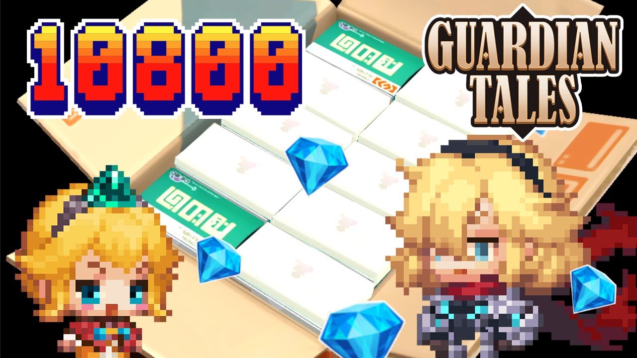 Guardian Tales Future Princess Banner Summon 40 pulls 10800 GEMS World