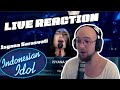 Isyana Sarasvati on Indonesian Idol live reaction