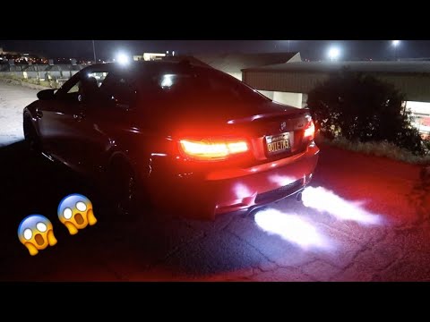 STRAIGHT PIPED E92 M3 GETS NEW EXHAUST!!! (MASSIVE FLAMES!!)