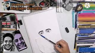 كيفة رسم بورتريه كامل تعلم رسم الوجه من الامام بالرصاص والفحم للمبتدئين Aicaraam Osmanli