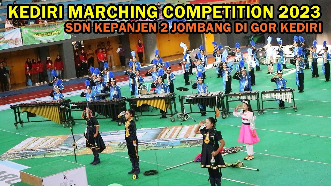 KISAH KASIH DISEKOLAH VERSI DRUMBAND SDN KEPANJEN 2 JOMBANG DI GOR KEDIRI 2023
