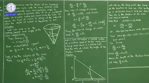MAT 12TH APPLICATION OF DERIVATIVES MISCELLANEOUS EXAMPLES   (Q.NO 42-44)