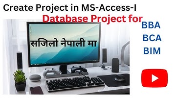 Project 1  MS Access in Nepali