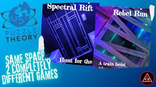 An ETR EXCLUSIVE first look at PUZZLE THEORY's rooms - "SPECTRAL RIFT" & "REBEL RUN"!! screenshot 1