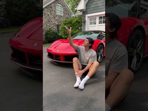 Jumping on the hood of a Ferrari 😬 – #shorts