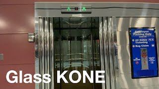 KONE Traction Glass Elevators @ Harry Reid Airport Terminal 1 in Las Vegas, NV