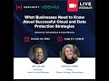 [Webinar] What Businesses Need to Know About Successful Cloud and Data Protection Strategies