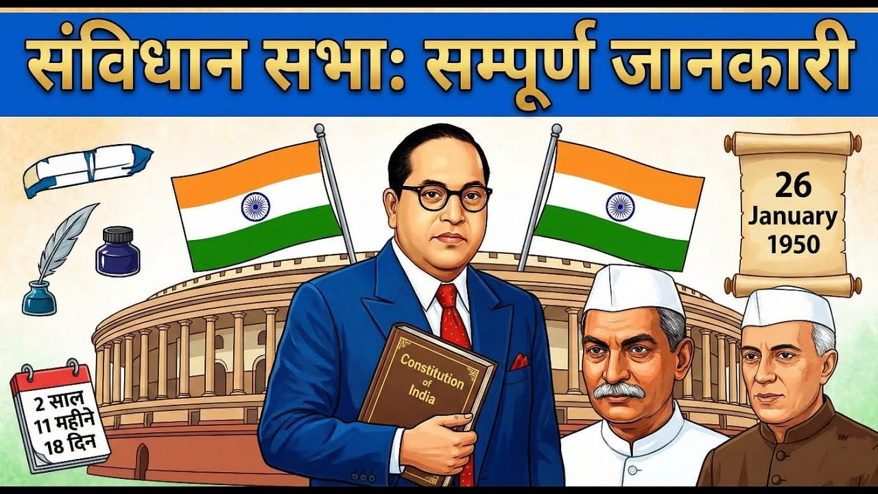 BHARTIYA SAMVIDHAN SABHA|samvidhan sabha se judi sabhi jankariya|samvidhan sabha me kitni mahila thi