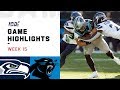 Seahawks vs. Panthers Week 15 Highlights | NFL 2019