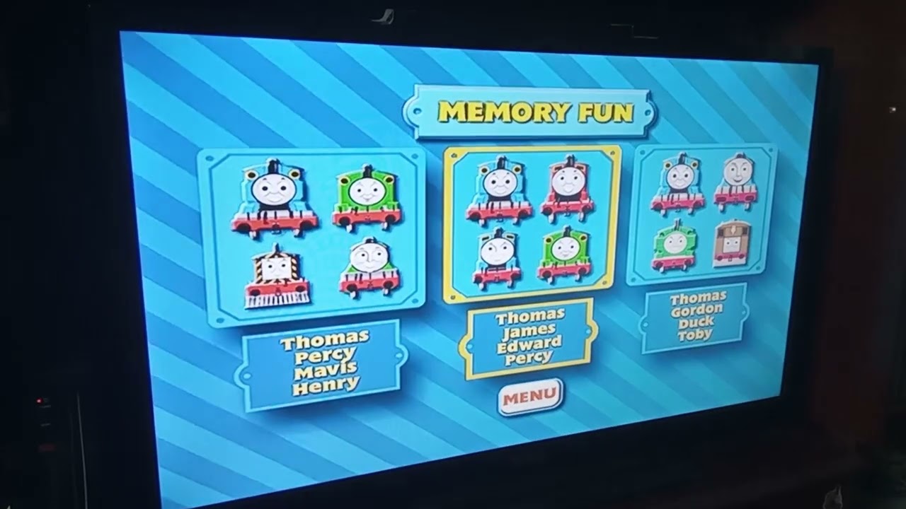 Thomas The Tank Engine & Friends Best Of Percy Memory Fun! DVD 📀 Game!