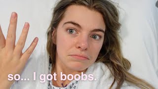 my boob job vlog... prep, surgery and recovery.