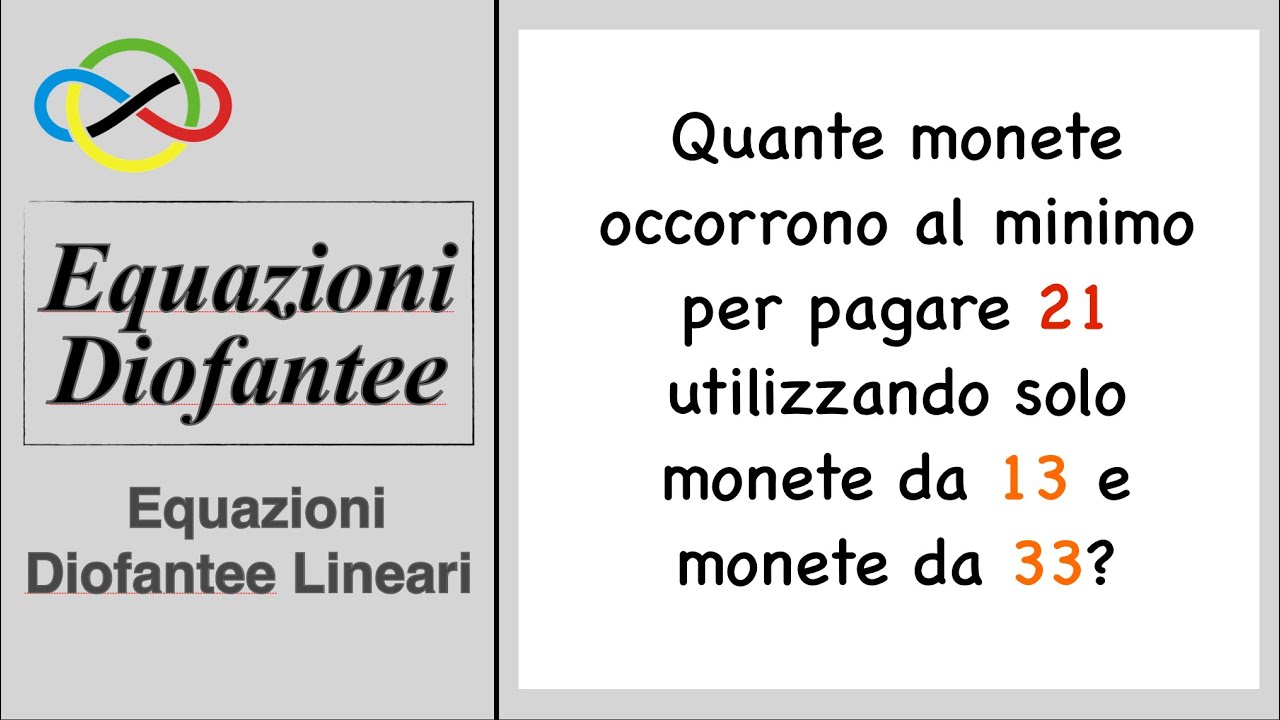 Equazioni Diofantee Lineari: spiegazione semplice