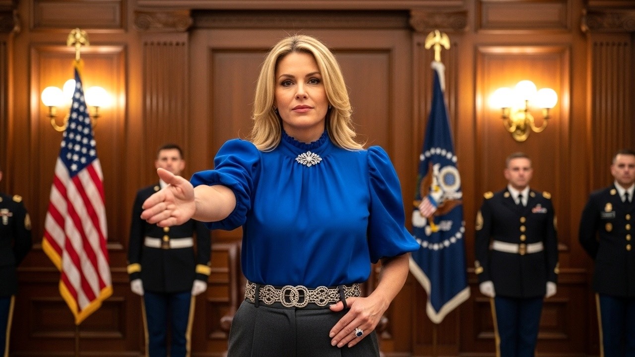 Podała mu długopis – generał zamarł, widząc pierścień na jej ręce