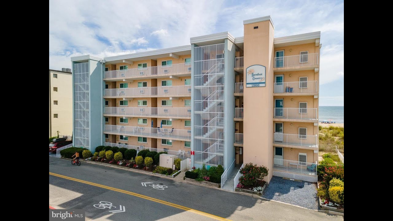Ocean City Oceanfront Condos for Sale Barefoot Country 302 YouTube