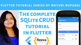 Celebrity SQLite with Flutter | Learn Flutter with Mayuri Ruparel Profile