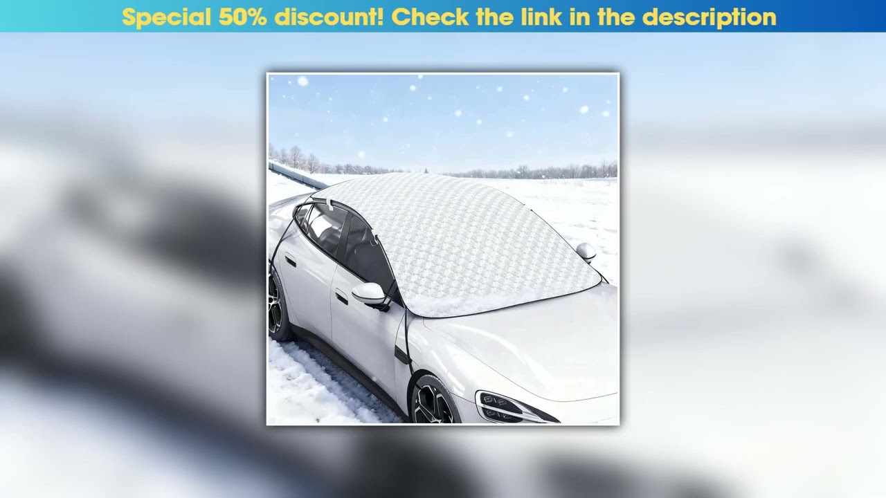 First Look car windshield Snow cover Car Body Half Protector Cover Front Window Anti Ice Frost Outd