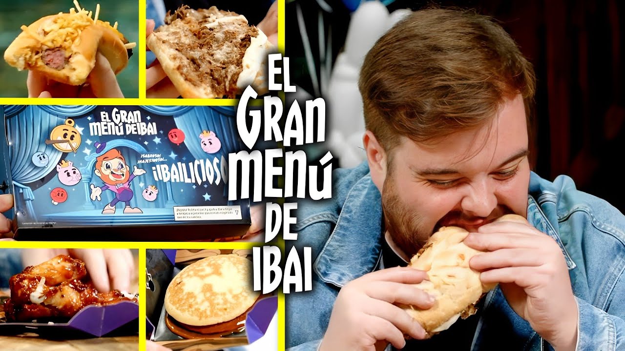 Ibai Presenta y Prueba su Propio Menú de Comida de La Gran Familia Mediterránea