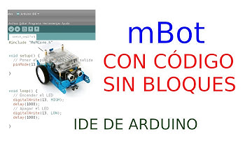 Robótica mBot - Lección 4 - IDE de arduino