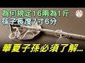 古人為何規定16兩為1斤 筷子長度7寸6分 華夏子孫必須了解 歷史萬花鏡 古人為何規定16兩為1斤 筷子長度7寸6分 華夏子孫必須了解 歷史萬花鏡