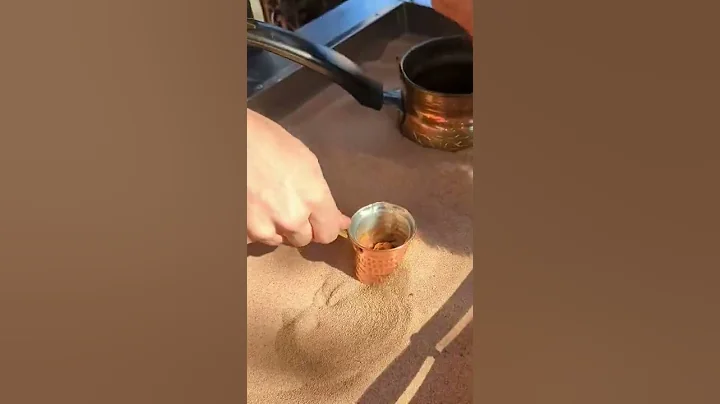 Turkish Sand Coffee | Turkish Coffee Made With Hot Sand!