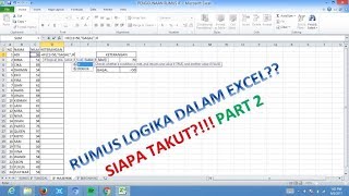 Belajar contoh penggunaan rumus logika if