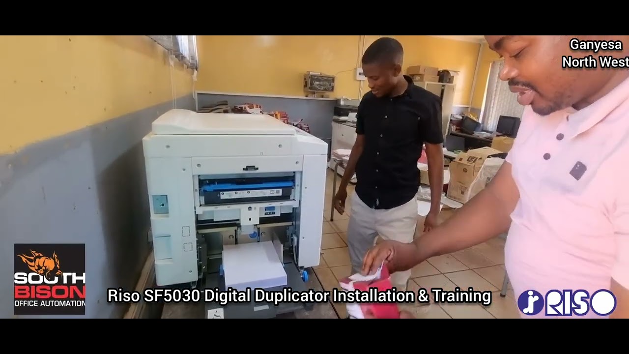 Riso SF5030 Digital Duplicator Installation & Training
