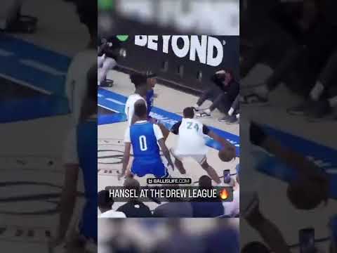 Hansel put on a SHOW at the Drew League 👀