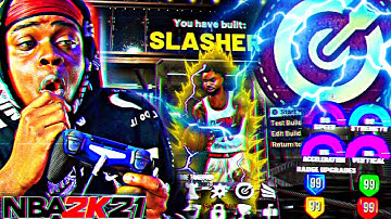 *NEW* BEST 6’5 SLASHER BUILD‼️ with SHARPSHOOTING TAKEOVER and PRO DRIBBLE MOVES IN NBA 2K21🚫🧢